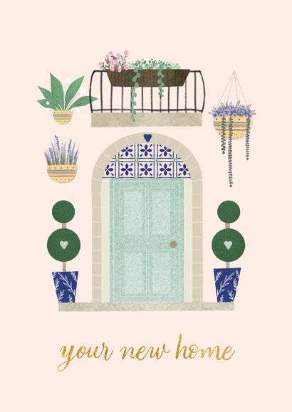 Beautiful New Home Card created by Geraldine B Illustration