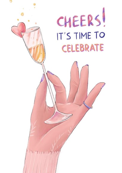 Cheers! Time to Celebrate! created by Liza Burlutskaya
