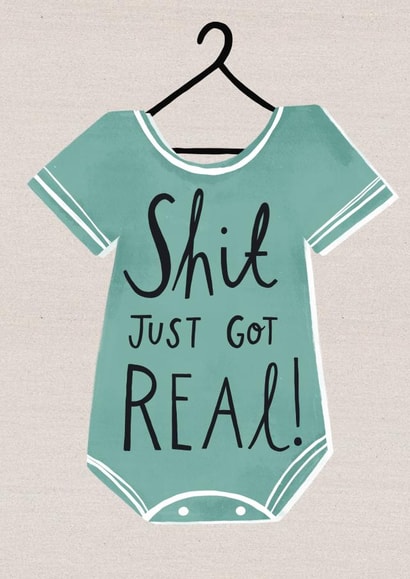 Funny baby news baby grow created by Kelsey  Collings 