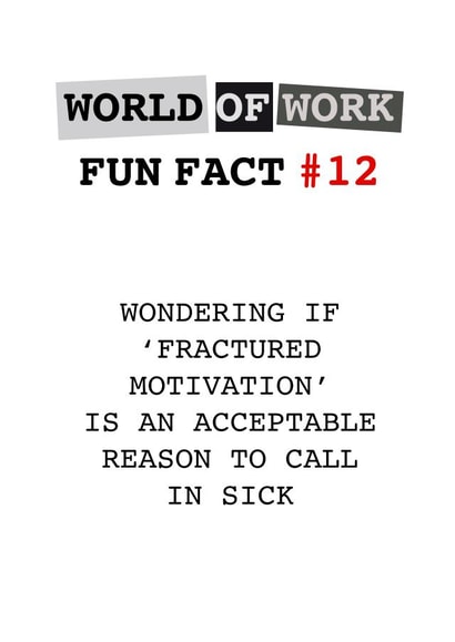 World of Work Fun Fact #12 created by Tilly From The Tuck Shop