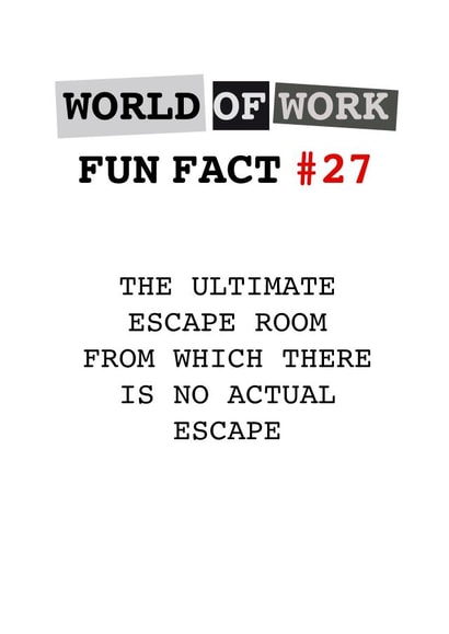 World of Work Fun Fact #27 created by Tilly From The Tuck Shop