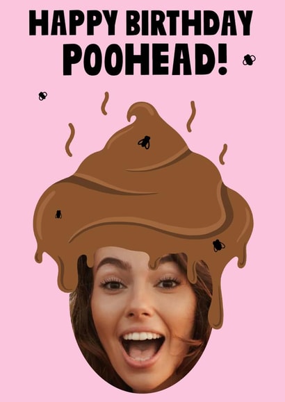 Happy Birthday Poohead for her card created by Lucy Maggie Designs