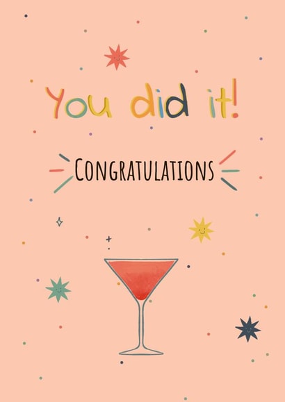 You did it! Congratulations card created by Kaytealogy 