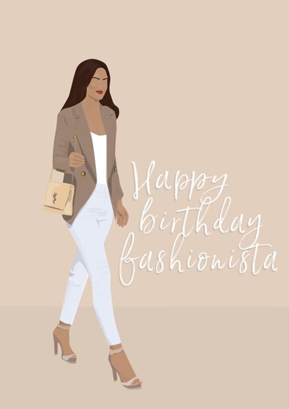 Fashionista Birthday Card created by Lauren Sheridan