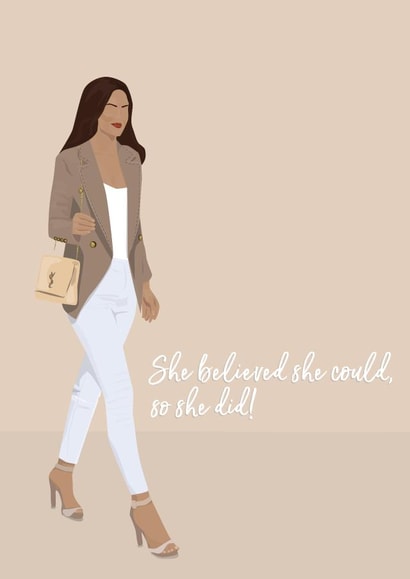 Congratulations Card for Her created by Lauren Sheridan