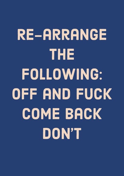 Leaving re-arrange the words card created by OllieOllieOllie