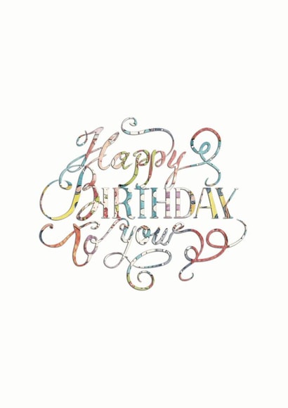 Happy Birthday to You created by Biancodizinco Art