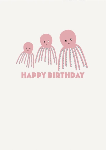 Birthday Octopus created by Little Takeover