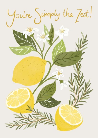 Simply the Zest Thank you Card created by Frankie Norman