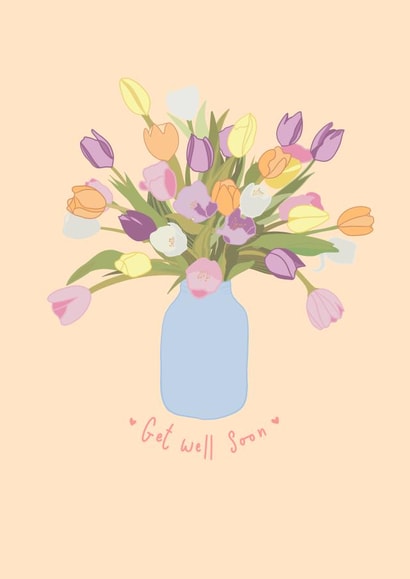 Get well soon card created by Lucy Hunt