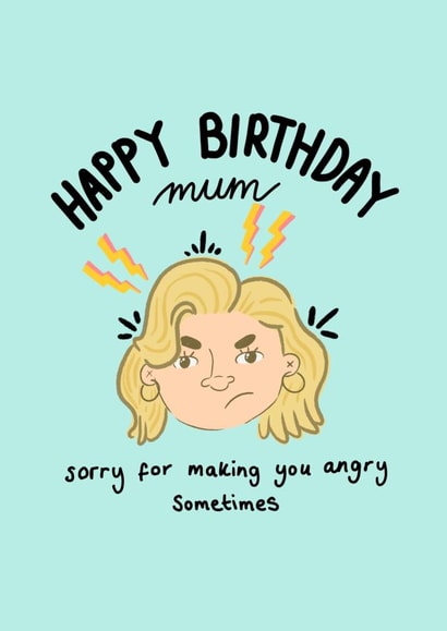 Apology Birthday Card for Mum created by Jessica Bygrave