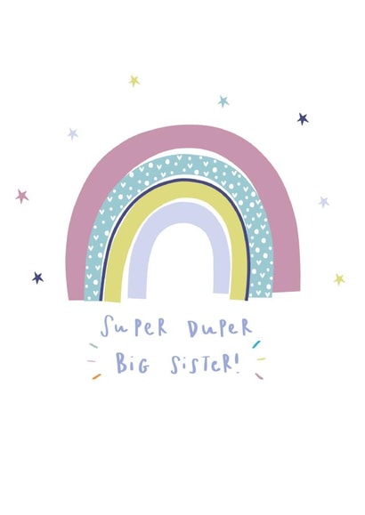 Big Sister Card created by Hey Little Ginger