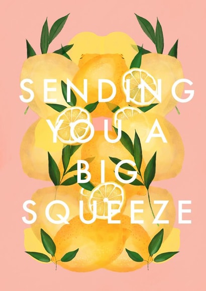 Sending You A Big Squeeze, thinking of you card created by Kate Fox