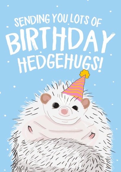 Birthday Hedgehugs created by Wild Card