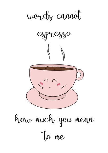 Espresso your love! created by Cards by Becky