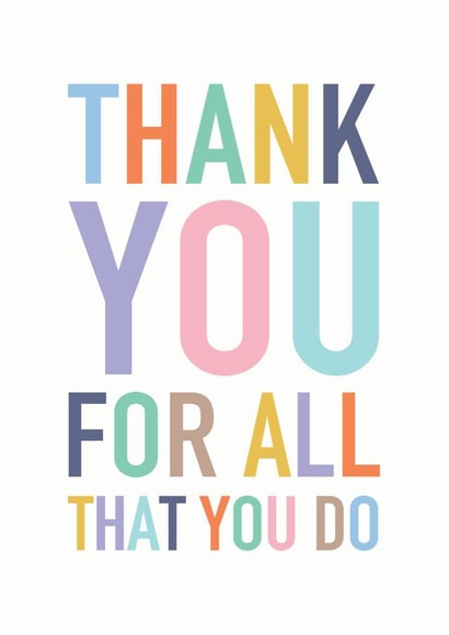 Thank You For All That You Do created by Studio 9