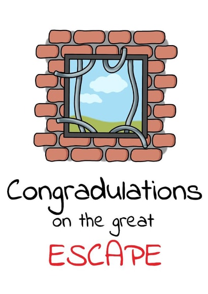 Congratulations, Great Escape Card created by Blondies Cards