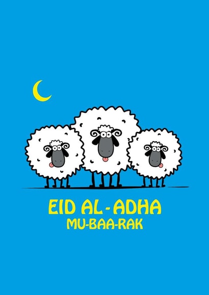Eid Al-Adha card created by DesignbyK_Creations