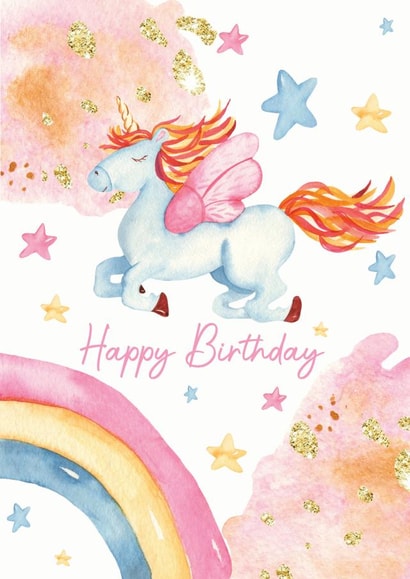 Unicorn Dreams, Birthday Card created by Hannah