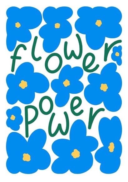 Flower Power Card created by Jodi Feddon