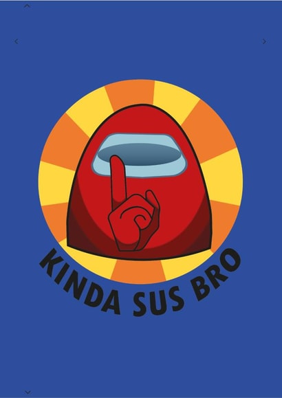 Among Us Card for Brother created by LDN Prints