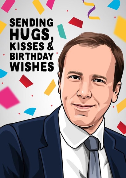 Matt Hancock Birthday Card created by All Things Banter