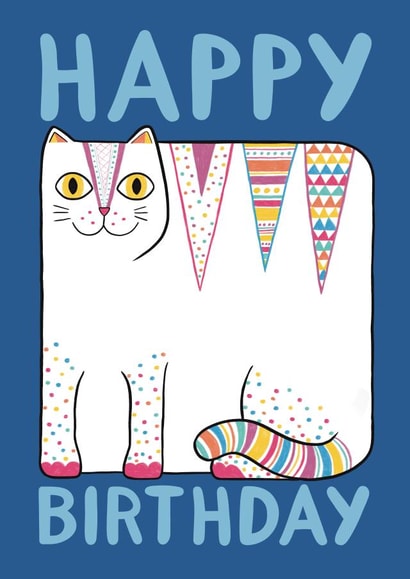 Happy Birthday from Loaf Cat created by Drawn to Cats