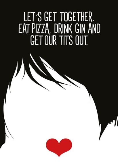 Let's get together. created by devoncow graphic design