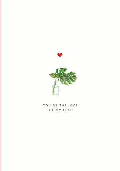 Love of My Leaf Anniversary Card created by Sage Goodwin Illustrations