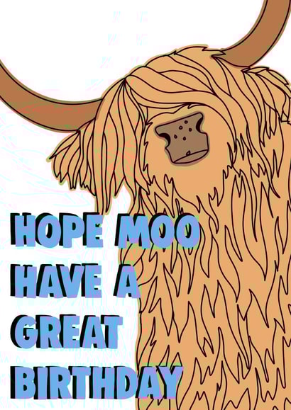Hope moo have a great birthday  created by wild wisteria designs