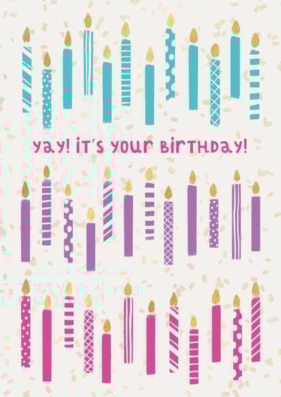 Birthday Candles created by Abigail Udell