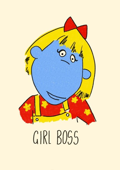 Bella Girl Boss Tweenies Card for Adults created by Miranda Elder