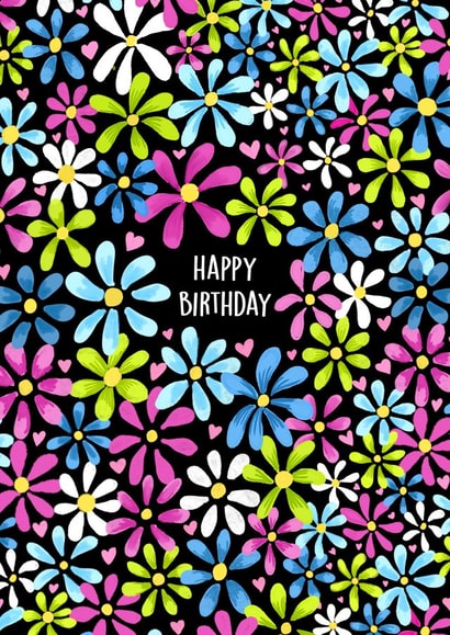 Pretty Birthday Florals created by Poppy & Mabel 