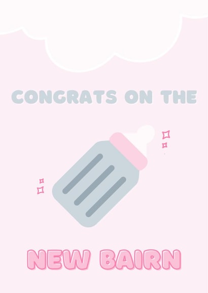 Congrats on the New Bairn (Girl) created by Brits Creations