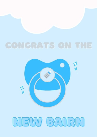 Congrats on the New Bairn (Boy) created by Brits Creations