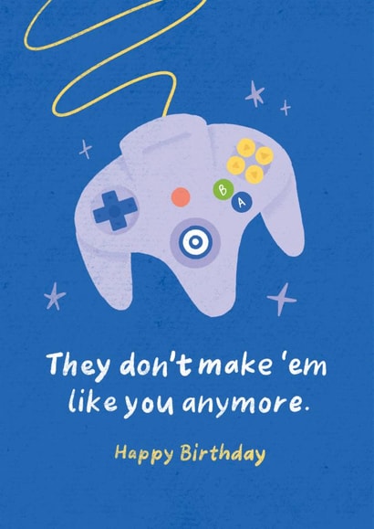 They don't make 'em like you anymore 🎮 created by Collyn Wooden Illustration
