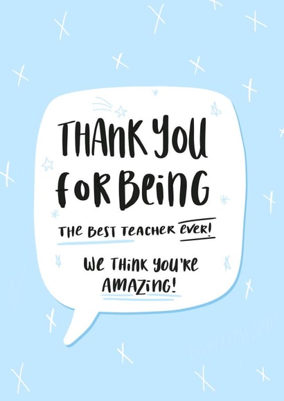 Thank you for being the best teacher ever! created by Fête