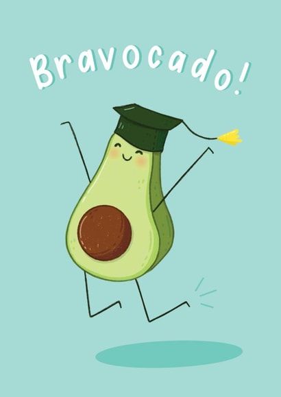 Bravocado! Graduation Card created by Michelle Robyn