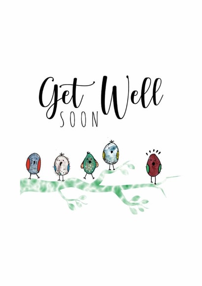 Little Birds tweet "Get Well Soon" created by Purple Umbrella