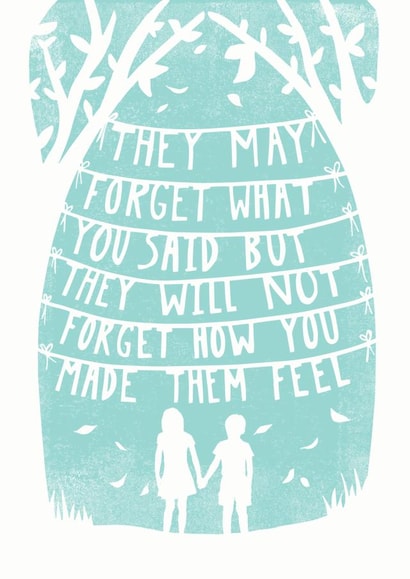 How You Made Them Feel - Teacher Thank You Card created by Nicola Scott