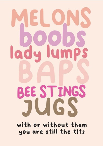 Breast Cancer Survivor Card created by Ooh I Like That Design