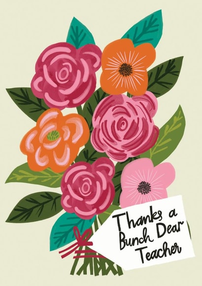 Thanks A Bunch Dear Teacher created by @AimeeStevens.Design