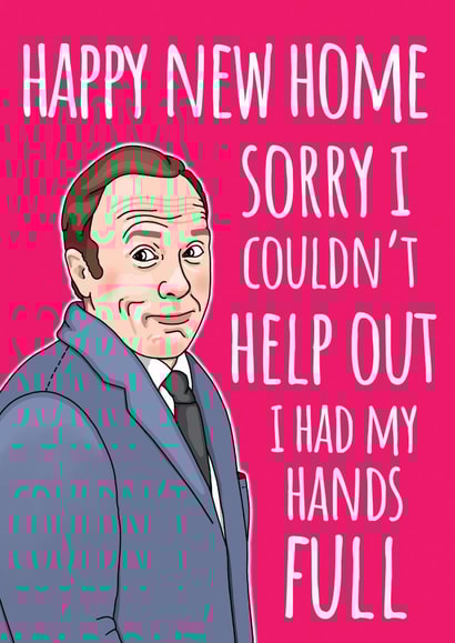 Happy New Home, Can't Help Out, Hands are Full!  created by Bubble&Cheek