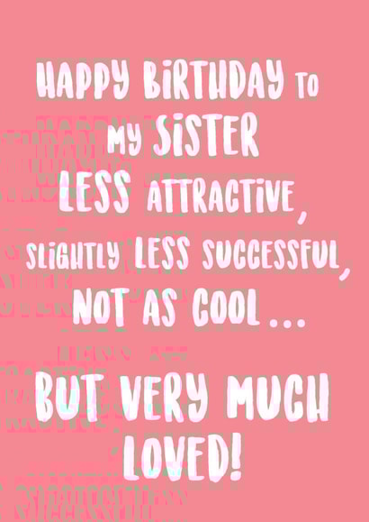 Sister Birthday Card created by @Laura Lonsdale Designs