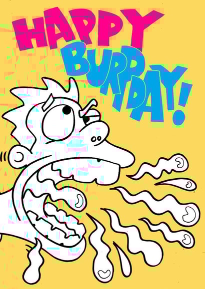 Happy Burpday! created by Studio Beastly.