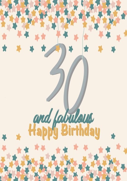 30 years old happy birthday created by Spring of colors