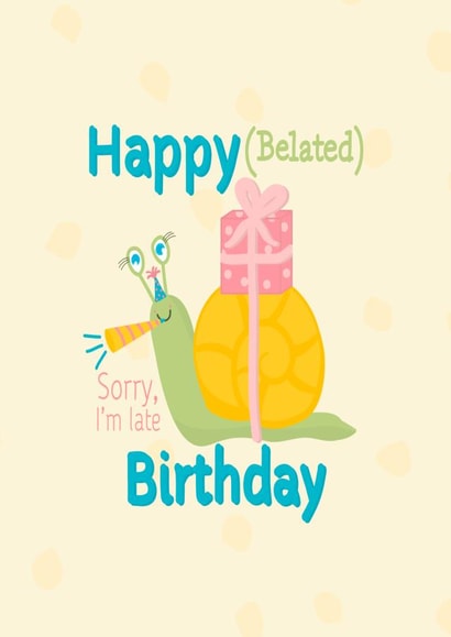 happy belated birthday  created by Spring of colors