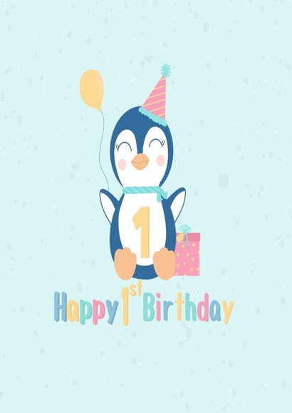 happy 1st birthday created by Spring of colors