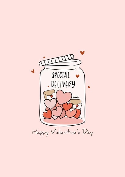 Special Delivery Valentine's Card created by Anja Richards Art