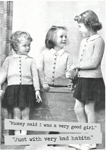 Mummy Said i was a very good girl Birthday Card created by Namephrame